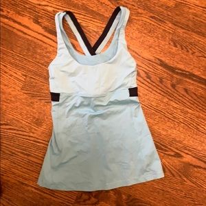 Blue Lululemon Tank Top